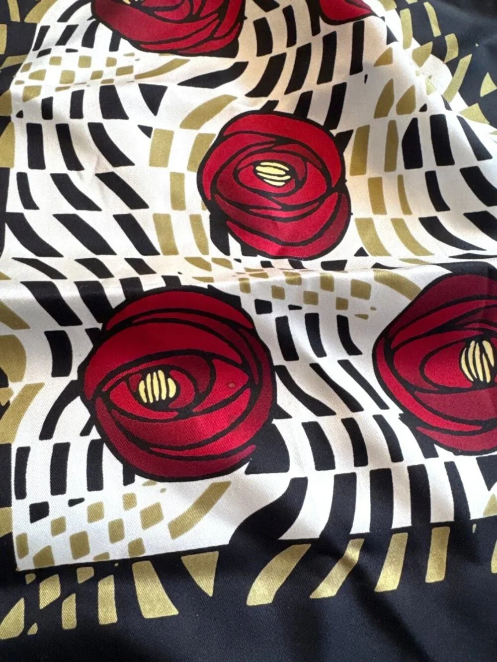 Charles Rennie Mackintosh 100% Silk Scarf Floral Art Spring Summer Fall